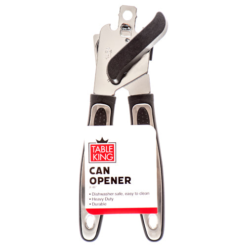 WHOLESALE TABLE KING CAN OPENER W BLACK HANDLE SOLD BY CASE For Sale