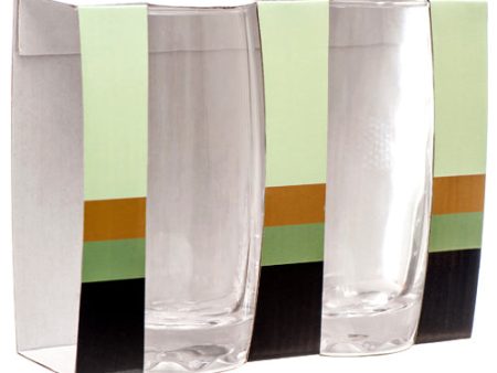 WHOLESALE GLASS TUMBLER 12Z 2PC SOLD BY CASE Supply