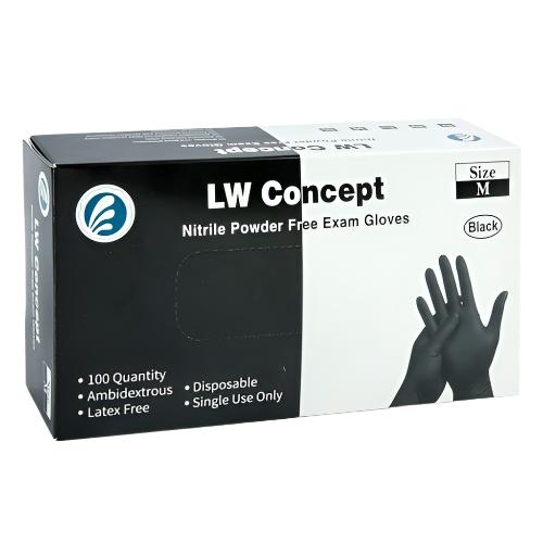 WHOLESALE DISPOSABLE GLOVES NITRILE EXAM BLK SIZE MEDIUM SOLD BY CASE Online Hot Sale