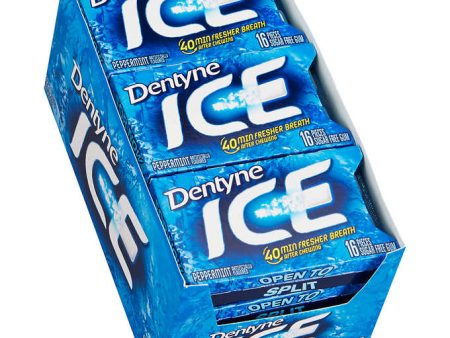 Dentyne Ice Sugar Free Gum, Peppermint 16pc, 12ct Online Hot Sale