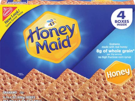 Honey Maid Graham Crackers Honey, 14.4oz 4ct Sale