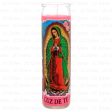 WHOLESALE VELADORA RELIGIOUS CANDLE VIRGEN DE GUADALUPE PINK SOLD BY CASE Online now