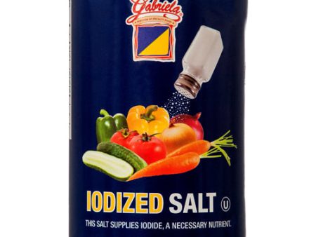 WHOLESALE GABRIELA SALT 26 OZ IODIZED SOLD BY CASE For Discount