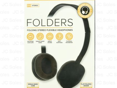 WHOLESALE SENTRY FOLDING STEREO HEADPHONES SOLD BY CASE Sale