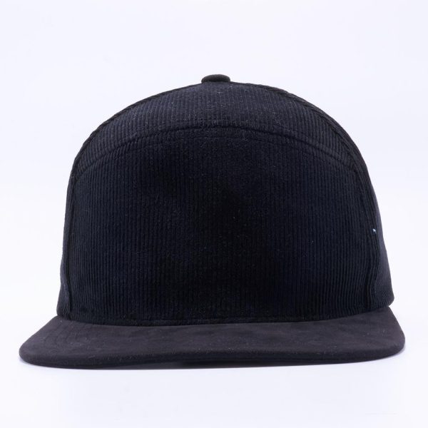 PB124 [BLACK] HYBRID CORDUROY SNAPBACK HATS on Sale