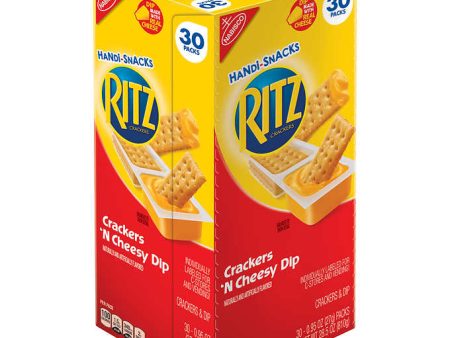 Ritz Crackers  N Cheesy Dip Handi-Snacks, 0.95oz 30ct Hot on Sale