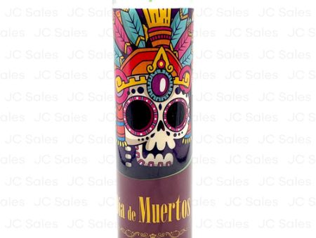 WHOLESALE VELADORA RELIGIOUS CANDLE DIA DE MUERTOS CABALLERO SOLD BY CASE Sale