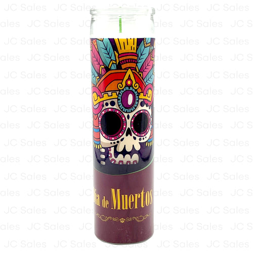 WHOLESALE VELADORA RELIGIOUS CANDLE DIA DE MUERTOS CABALLERO SOLD BY CASE Sale