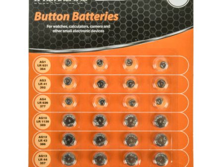 WHOLESALE KINGMAN BUTTON  BATTERY 24PCS SOLD BY CASE Discount