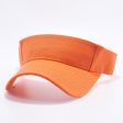 PB144 [ORANGE] BLANK VISOR HATS Cheap