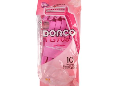 WHOLESALE DORCO 10PK RAZOR TWIN BLADE FOR WOMEN SOLD BY CASE Supply