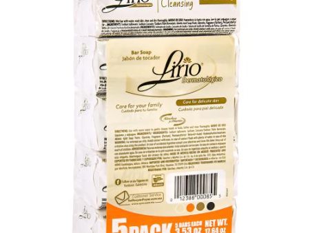 WHOLESALE LIRIO DERMATOLOGICO BAR SOAP 100G 5CT SOLD BY CASE Hot on Sale