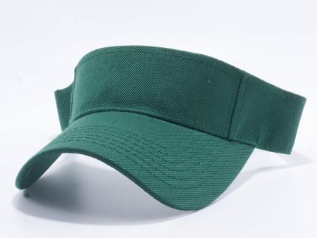 PB144 [D.GREEN] BLANK VISOR HATS Online Hot Sale