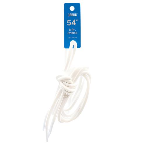 WHOLESALE SHOELACE ROUND WHITE 54 SOLD BY CASE Online now