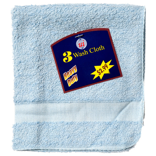 WHOLESALE WASH CLOTH 3PK 12X12 6 ASST CLR #MY-47 SOLD BY CASE Online