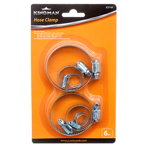 WHOLESALE KINGMAN HOSE CLAMP LG 6PC SOLD BY CASE Cheap