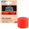 WHOLESALE NUVALU VOTIVE CANDLE 4CT RED SOLD BY CASE Sale