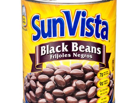 WHOLESALE SUN VISTA BLACK BEAN 30 OZ SOLD BY CASE For Sale