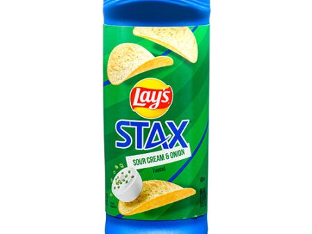 WHOLESALE LAY S STAX SOUR CREAM & ONION 5.5 OZ SOLD BY CASE For Discount