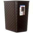 WHOLESALE STERILITE WASTEBASKET 3.4 GAL WEAVED ESPRESSO SOLD BY CASE For Cheap