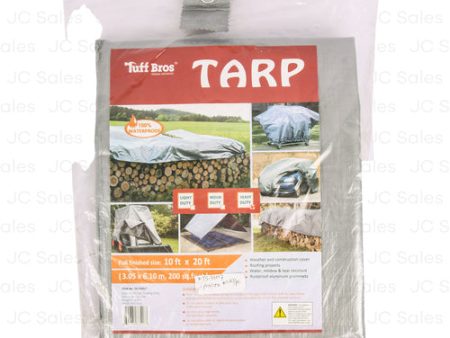 WHOLESALE TARP SILVER 10X20 HVY-DUTY #TS-33517 SOLD BY CASE For Cheap