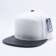 PB155 [WHITE BLACK] WOOL BLEND LEATHER SNAPBACK HATS For Cheap