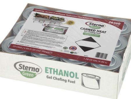 Sterno Green 2-Hour Ethanol Gel Chafing Fuel, 6.84 oz, 24 ct Sale