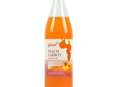 WHOLESALE GABRIELA CARROT & PEACH JUICE DRINK 485ML + CRV SOLD BY CASE Discount