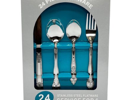 WHOLESALE STAINLESS STEEL FLATWARE 24 CT SOLD BY CASE Fashion