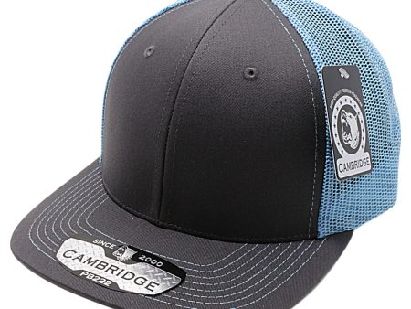 PB222-CHARCOAL-SKY CAMBRIDGE TRUCKER HAT For Sale