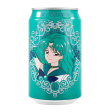 Sailormoon Anime Kiwi Flavor Soda Sparkling Water, 11.8oz 24ct Sale