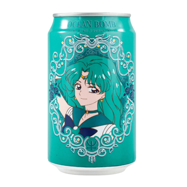 Sailormoon Anime Kiwi Flavor Soda Sparkling Water, 11.8oz 24ct Sale