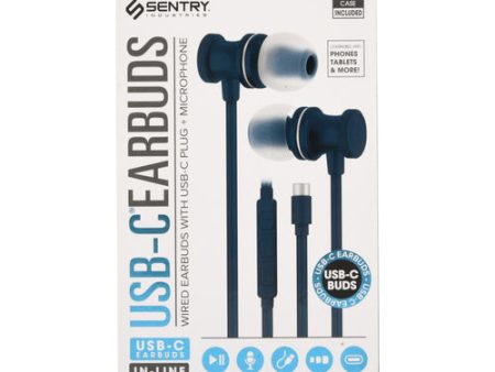 WHOLESALE SENTRY EARBUDS USB-C PLUG SOLD BY CASE Hot on Sale