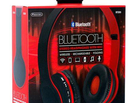 WHOLESALE HEADPHONE W MIC  BLUETOOTH DELUXE SOLD BY CASE Cheap