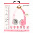 WHOLESALE SENTRY PRINCESS HEADSET PINK WITH MIC SOLD BY CASE Fashion