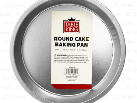 WHOLESALE TABLE KING BAKING PAN CAKE RD 8.6X1.4 SOLD BY CASE For Discount