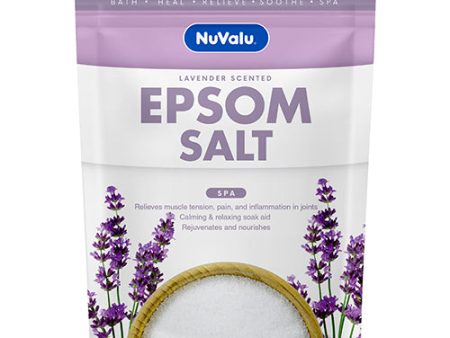 WHOLESALE NUVALU EPSOM SALT 16 OZ LAVENDER SOLD BY CASE For Discount