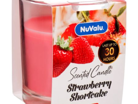 WHOLESALE NUVALU CANDLE TUMBLER 4 OZ STRAWBERRY SHORTCAKE SOLD BY CASE Fashion