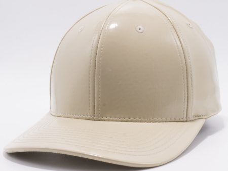 PB232R [BEIGE] ENAMEL PU SNAP BACK HAT Supply