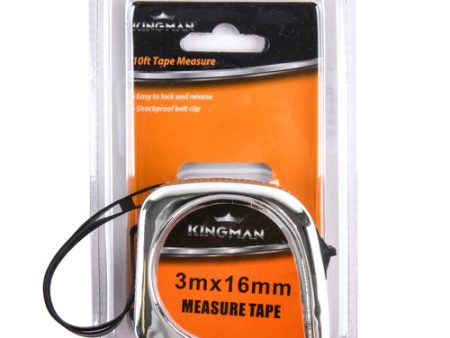 WHOLESALE KINGMAN TAPE MEASURE 3M X 16MM SOLD BY CASE Cheap