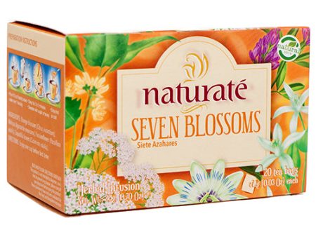 WHOLESALE NATURATE SEVEN BLOSSOM TEA 20 CT SOLD BY CASE Online Hot Sale