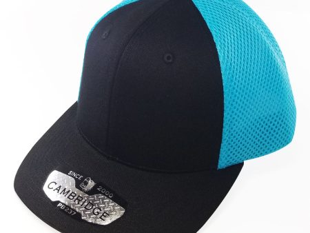 PB237 [BLACK N.BLUE] CAMBRIDGE MICRO MESH BACK TRUCKER HAT Online Sale