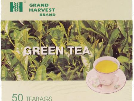 WHOLESALE GRAND HARVEST GREEN TEA 50BAGS SOLD BY CASE on Sale