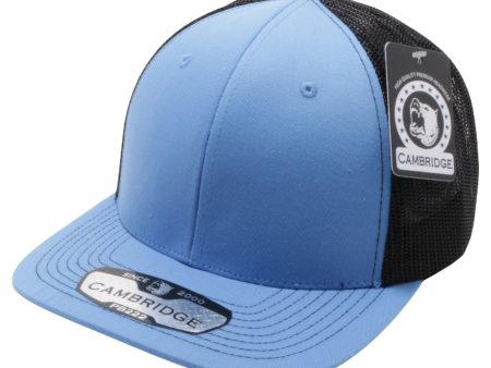 PB222-SKY-BlACK CAMBRIDGE TRUCKER HAT Online Hot Sale