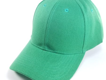 PB128 [K.GREEN] HOOK AND LOOP BACKSTRAP WITH ACRYLIC CURVED CAPS Discount