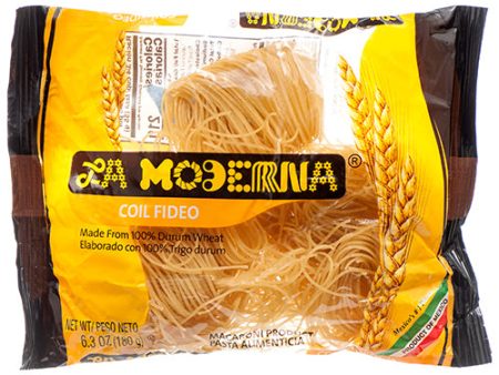 WHOLESALE LA MODERNA PASTA 6.3 OZ COIL FIDEO SOLD BY CASE For Cheap