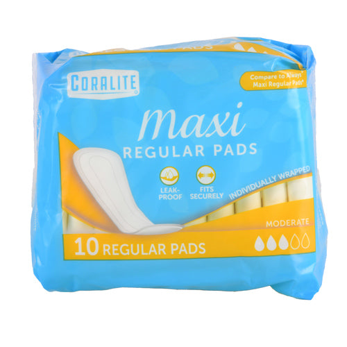 WHOLESALE CORALITE MAXI PADS REGULAR 10 CT SOLD BY CASE Online Sale