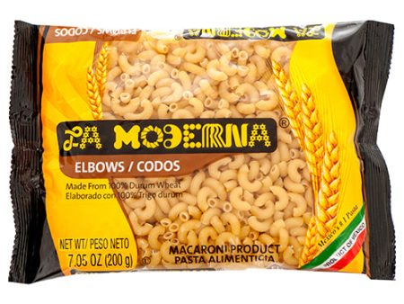 WHOLESALE LA MODERNA PASTA 7 OZ LARGE ELBOW SOLD BY CASE For Sale