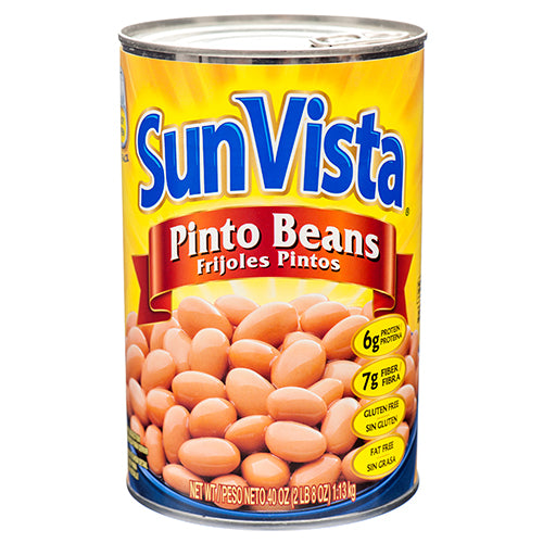 WHOLESALE SUN VISTA PINTO BEANS 40 OZ SOLD BY CASE Fashion