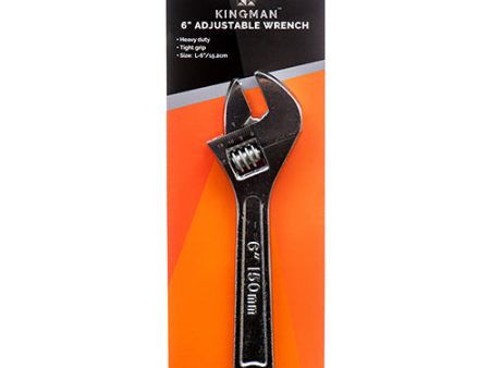 WHOLESALE KINGMAN ADJUSTABLE WRENCH 6 SOLD BY CASE Online Hot Sale